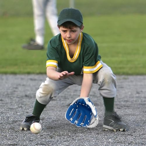 Baseball Glove, Softball Glove, Baseball Mitt, 10.5''-12.5'' for Youth Adult Training and Beginner Play, Synthetic Leather Outfield Mitts, Right Hand Throw