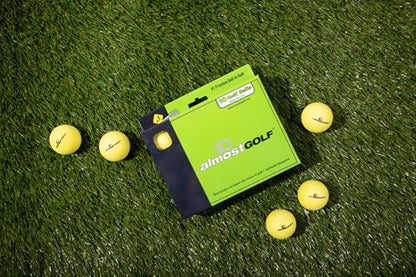 ALMOSTGOLF Limited Flight Practice Foam Golf Balls – Realistic Spin, Trajectory, & Accuracy Training - size: 10 Balls
