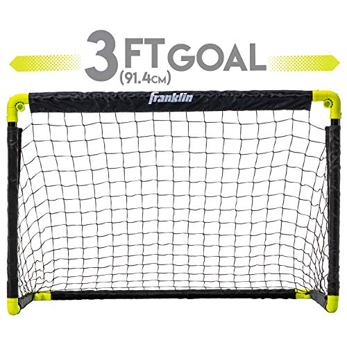 Franklin Sports Mini Soccer Goal with Ball and Pump - color: Black