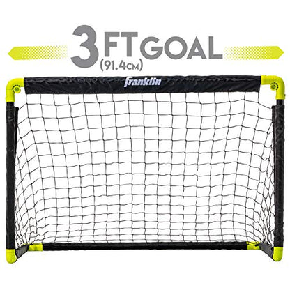 Franklin Sports Mini Soccer Goal with Ball and Pump - color: Black