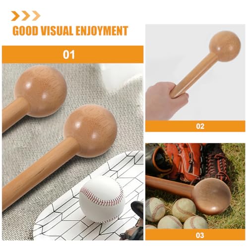 Happyyami Baseball Glove Mallet Kit Glove Mallets Wood Hammer for Catchers Mitt Youth Sliding Mitt