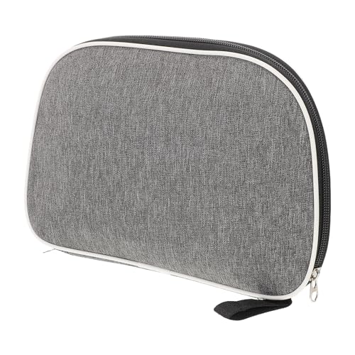 OUNONA Table Tennis Paddle Bag Portable Paddle Case Gray Protective Racket Cover Storage Holder for Ping Pong Rackets Sports Use
