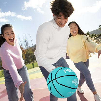 Size 6/7 Weighted Training Basketball (2.2/3/3.3 lbs) - Heavy Indoor/Outdoor Basketball for Dribbling, Passing, Rebounding & Skill Development - size: Size 6, style: 2.2LBS