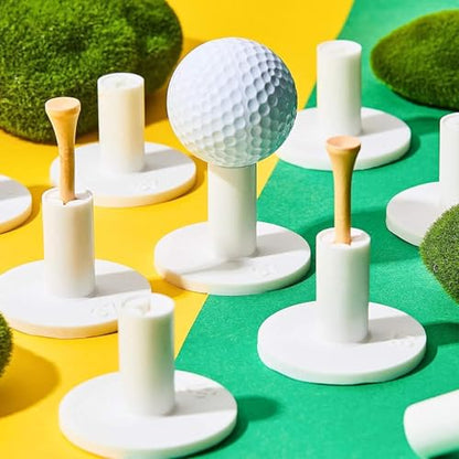 Brccee AC Rubber Golf Tees for Mats, Driving Range Tee, Golf Accessories for Indoor & Outdoor Practice - size: 1.5 "