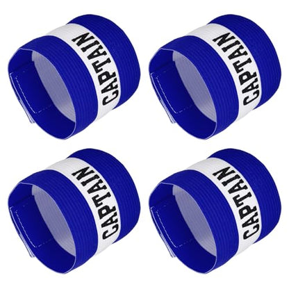 YOKIVE Captain Armband, Nylon Protective Arm Badge, Adjustable Flexibility, Great for Team Training Competitions - color: Blue