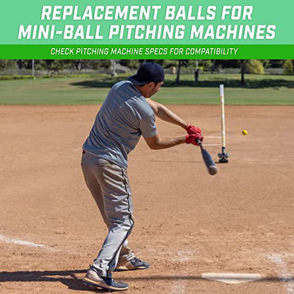 GoSports Mini Foam Baseballs - 20 or 50 Pack for Pitching Machines and Batting Accuracy Training