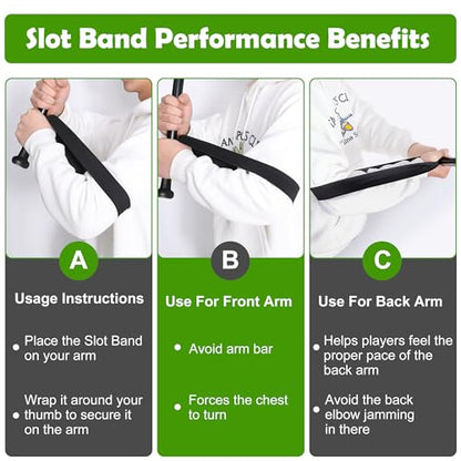codree Baseball Swing Trainer Bands- Elastic Baseball Softball Hitting Resistance Bands- Baseball Batting Training Aids Equipments for Athletes Improve Batting, Arm Strength - color: 1 Set