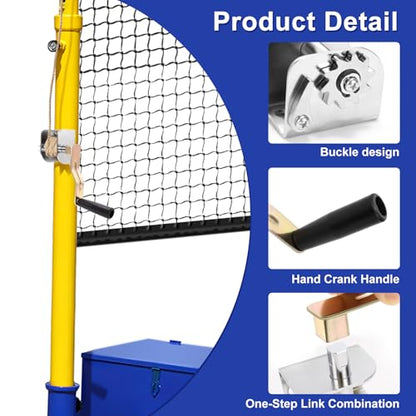 Hand Crank Tensioner,Hand Crank Tensioning Device for Outdoor Volleyball,Badminton,and Tennis Pole Net