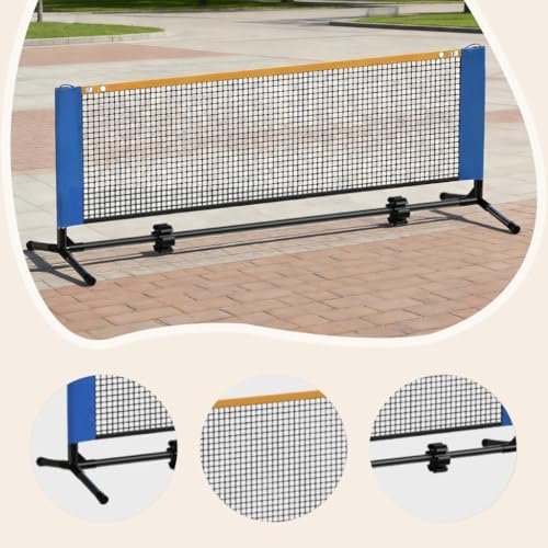 Generic Portable Pickleball Net with Storage Bag, Heavy-Duty, Ideal for Training, Tournaments, Garden Or Garage. - size: Iron Alloy 6.1m