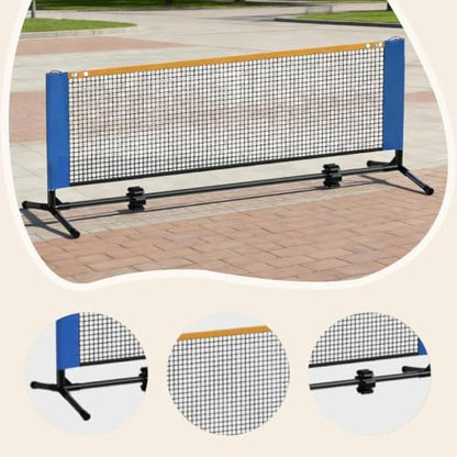 Generic Portable Pickleball Net with Storage Bag, Heavy-Duty, Ideal for Training, Tournaments, Garden Or Garage. - size: Iron Alloy 6.1m