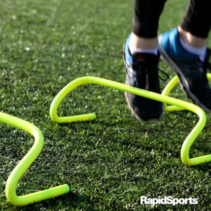 Fitness Health - Speed & Agility Athlete Training Set, Speed Chute, Hurdles, Agility Ladder and Sports Cones, Metal Pegs & Carrying Bag