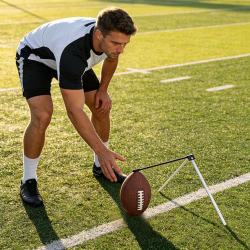 Strong Metal Football Kicking Device Perfect for Beginners and Skilled Players Youth Football Shirt