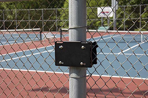Silverback Junior Youth 33" Basketball Hoop with Lock ‘n Rock Mounting Technology Mounts to Round and Vertical Poles, Black (B8410W)
