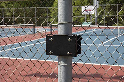 Silverback Junior Youth 33" Basketball Hoop with Lock ‘n Rock Mounting Technology Mounts to Round and Vertical Poles, Black (B8410W)