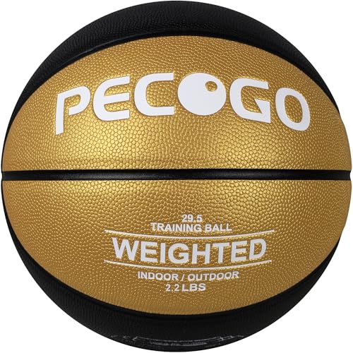 Size 7 Weighted Training Basketball (2.2/3/3.3 lbs) - Heavy Indoor/Outdoor Basketball for Dribbling, Passing, Rebounding & Skill Development - size: 2.2LBS