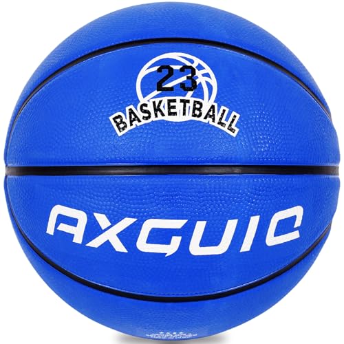 Kids Youth Adult Size 3/4/5/6/7 Basketball Thickened Rubber Outdoor Colorful 22/25.5/27.5/28.5/29.5" for Play Game Gifts (Deflated) - color: Blue-23, size: Size 5 Kids & Youth - 27.5" Ages 5-12