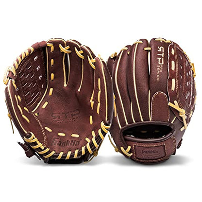 Franklin Sports Baseball Gloves - RTP Pro Adult + Kids Baseball Mitt - Outfield + Infield Gloves