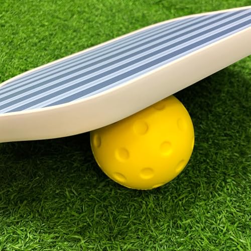 Quiet Foam Pickleballs Practice Balls Soft PU Balls Indoor & Outdoor for Reduced Noise Enduring Quiet Foam - color: Emerald green