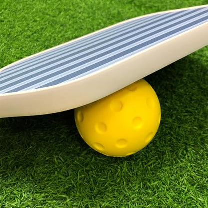 ljhnba Noise Reducing Soft Pickleballs Replacement Quiet PU Foam Pickleballs Balls Light Weight Training Balls Easy to Use Noise Reducing Soft Pickleballs - color: bright yellow