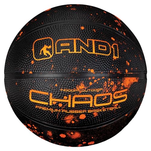 AND1 Mini Basketball Pack Set for Kids (Deflated w/Pump Included): - 7-Inch Premium Youth Size Basketballs, Easy to Grip - color: Space Series, size: 3