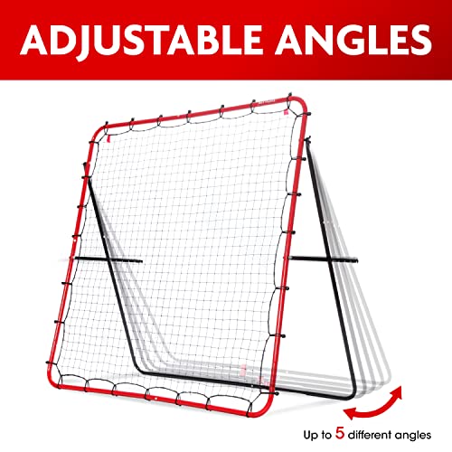 Soccer Rebounder, Kickback Rebound Net - Football Training Gifts, Aids & Equipment for Kids, Teens & All Ages, Perfect Storage
