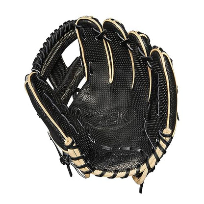 Wilson A2K Infield Baseball Gloves - Right Hand Throw - color: Black/Grey/Red, style: 11.5"