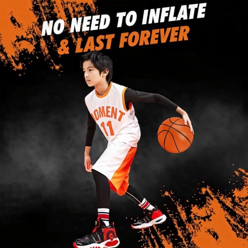 Pelidox Silent Basketball – Not Vacuum Shipped - 2025 Upgraded Airless Soft Foam Ball Soundless for Quiet Dribbling and Indoor Training – Real Feel Higher Bounce No Noise
