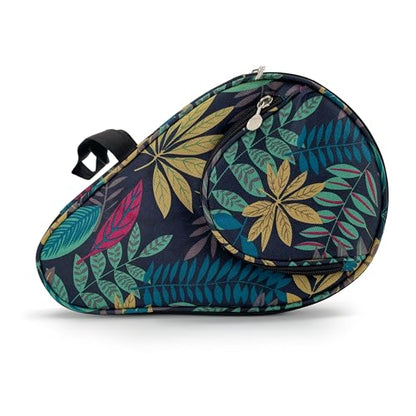 Colorful Table Tennis Racket Cover Ping Pong Paddle Bag Table Tennis Racket Case - color: Blue