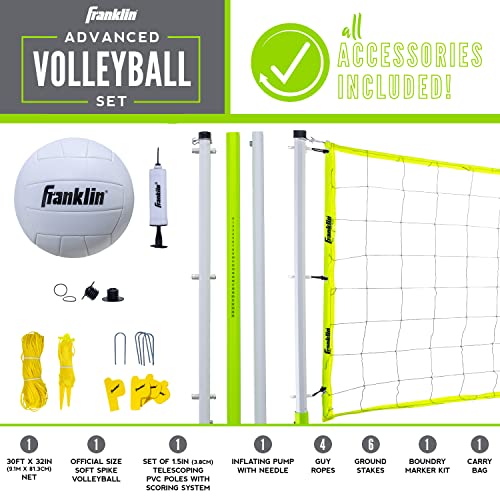 Franklin Sports Advanced Volleyball Set - style: Advanced