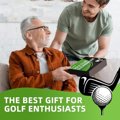 Pro Golf Club Cleaning Kit – Cleaner, Polish, Grip Cleaner, Brush, Towel & Bag | Restores Irons & Drivers, Removes Rust & Scratches, Renews Grip | Golf Gifts for Men