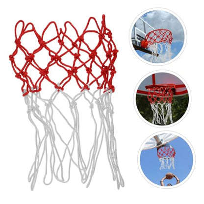 Toddmomy 2pcs Heavy Duty Basketball Net Thick Outdoor Basketball Frame Replacement and Wear-Resistant Fits Standard Hoops for Indoor and Outdoor Use