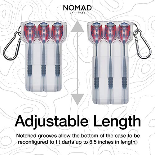 Casemaster by GLD Products Nomad Adjustable Dart Case - color: Clear
