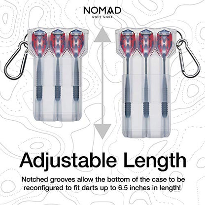 Casemaster by GLD Products Nomad Adjustable Dart Case - color: Clear