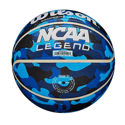 WILSON NCAA Legend Basketballs - Size 5, Size 6 and Size 7 - color: Blue Camo, size: Size 5 - 27.5"