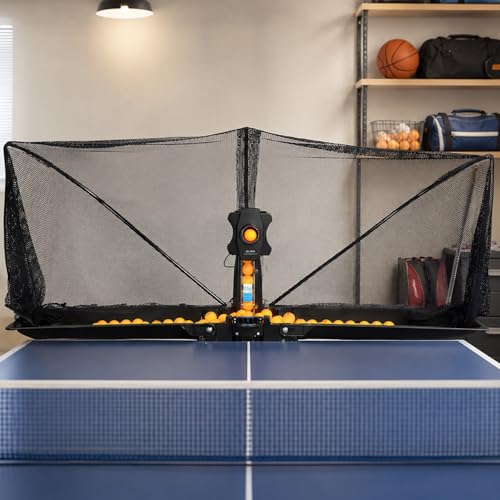 Table Tennis Training Machine,Variable Rhythm & Oscillating Head,Beginners Ping Pong Robot,for Solo Practice,Helping Players Train Strokes