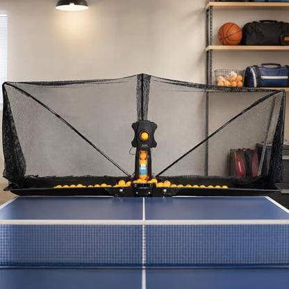 Table Tennis Training Machine,Variable Rhythm & Oscillating Head,Beginners Ping Pong Robot,for Solo Practice,Helping Players Train Strokes