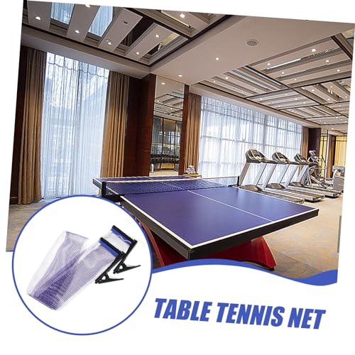 SUPVOX 1set Portable Indoor Table Tennis Net Rack Lightweight Easy Setup Mesh for Home and Driveway Play Includes Table Tennis Serving Accessories
