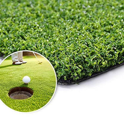 Pro Putting Green Artificial Grass Golf Turf - Indoor Outdoor Golf Training Mat, Astroturf Synthetic Fake Grass for Baseball Football Gym Sports