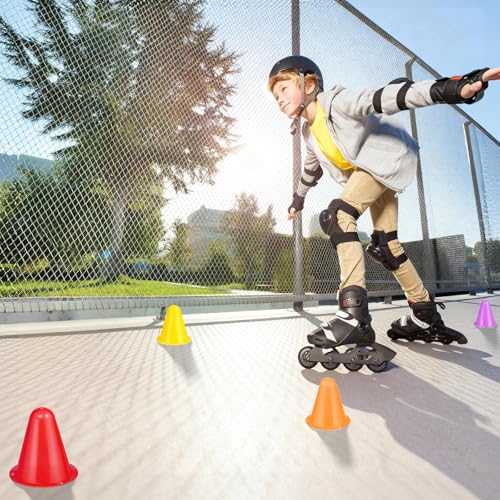 50 Pack 3.15 Inch Mini Cones for Sports Drills,Agility & Footwork Practice,Portable Small Cones for Indoor Outdoor Soccer,Basketball,Team Activities