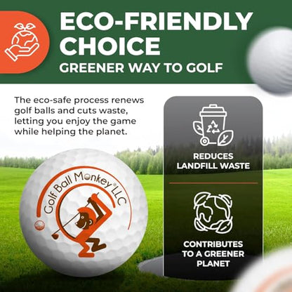 Golf Ball Monkey Cheap Recycled for Callaway Supersoft Golf Balls Bulk - Used Super Soft for Callaway Golf Balls for Men & Women - color: Yellow, style: 24 - 4A/Near Mint