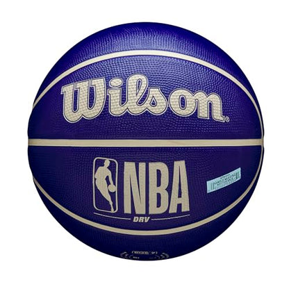 WILSON NBA DRV Outdoor Basketball - Indigo/Beige, Size 7-29.5" - color: Indigo/Beige, size: Size 7 - 29.5", style: DRV