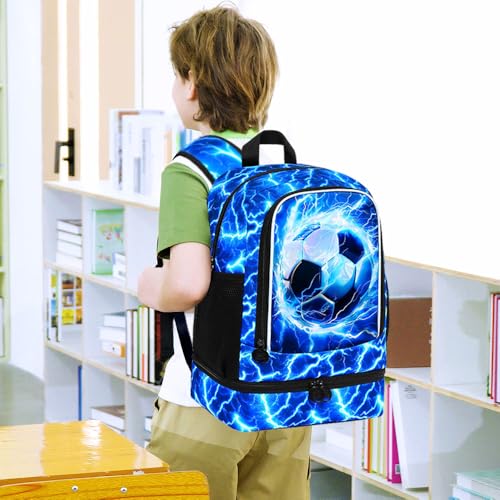 KLFVB 3PCS Cat Uni Dinosaur Backpack for Girls and Boys, 16" Kids Bookbag and Lunch Box, Preschool Backpacks for Elementary