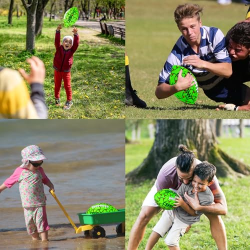 CERBONNY Waterproof Football for Kids Ages 3-12, All-Weather Youth Training Football for Beach/Backyard/Grass