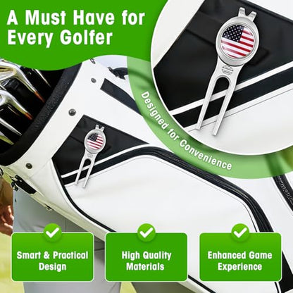 CHIVENIDO Divot Tool Divot Repair Tool, Premium Golf Divot Tool Golf Ball Maker