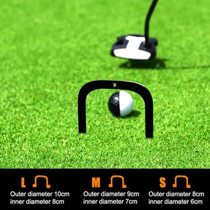 Genérico Golf Putting Aid - Door Practice Alignment Door - Putt Alignment Trainer - for Indoor Yard, Home Office, Lawn, Living Room