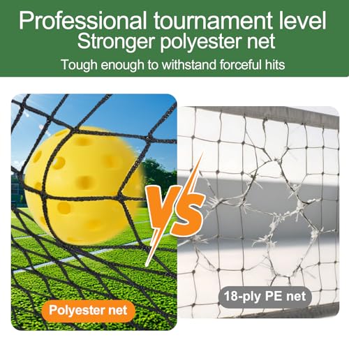 6FT White Mini Pickleball Net, Portable Quick Setup Practice Net for Indoor Outdoor Driveway Dink Shots