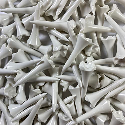 Pride Golf Tee Performance Plastic Golf Tees - 100 Count, 1-1/2 Inch - #1 Brand on The Tour - Best for Irons, Hybrids, and Woods - Improve Distance and Accuracy - Enhanced Design Increases Durability