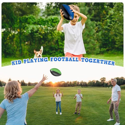 Jerify 12 Pcs Mini Footballs for Kids Spiral Foam Football Bulk 7 Inch Soft Small Waterproof Foam Ball Sports Birthday Toddler Football for Indoor and Outdoor Game