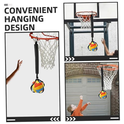 balacoo Volleyball Spike Trainer Adjustable Suspension Strap Portable Practice Equipment for Adults and Boys and Girls Enhance Jumping and Hitting Skills
