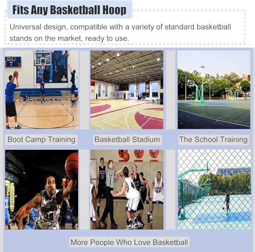 Professional Basketball Shot Returner - Metal Hanging Return Attachment for Hoops, Ideal Basketball Training Equipment for Kids & Adults, Boost Shooting Skills & Practice Efficiency.